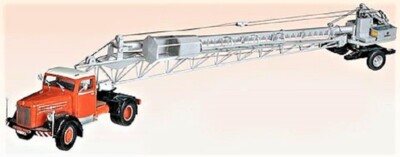 NZG 664 Liebherr Form 6 Tower Crane w/Scania L60 Hauler Truck 1/50 Die-cast MIB