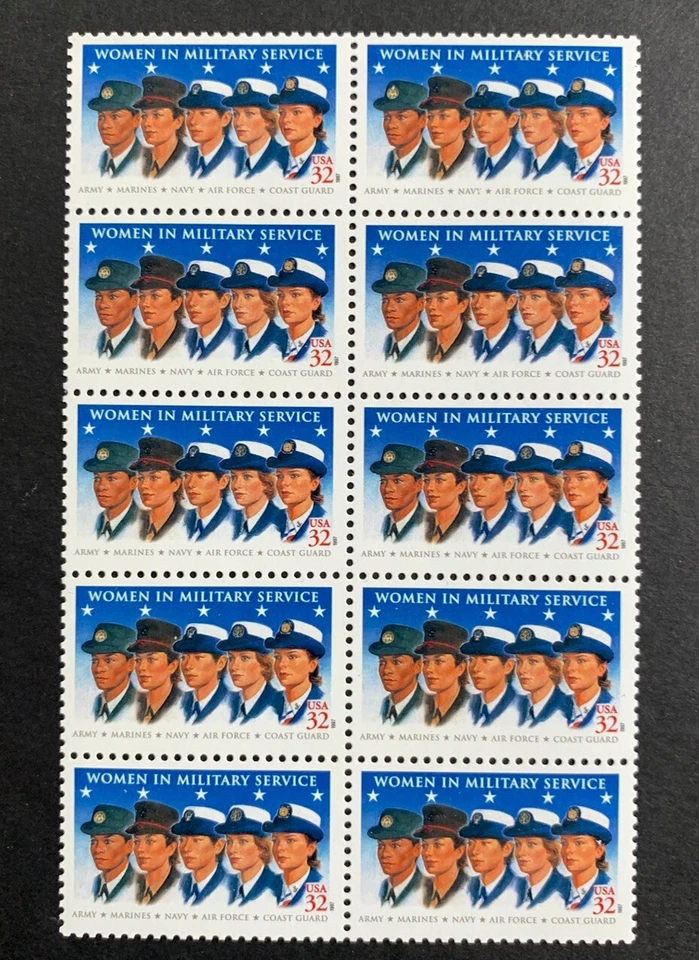 U.S. Stamps Air Force, Flight & Women. SC #3167, 3173, 3174, 3838 Blocks - Image 3 of 4