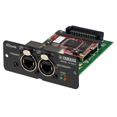 Yamaha NY64-D Dante Input Output Expansion Card for TF Series Digital Mixers