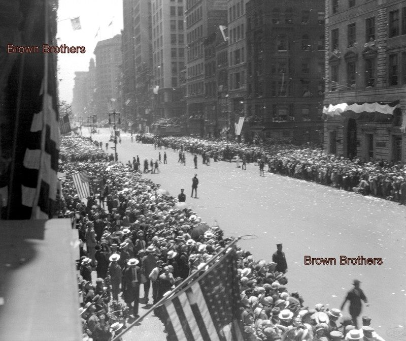 1927 NYC Charles Lindbergh Ticker-Tape Hero Parade Aviation Film Camera Negative