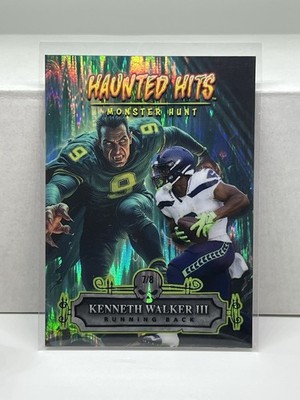 2025 Wild Card Haunted Hits Jersey Edition Kenneth Walker 7/8