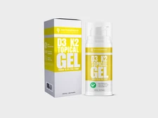 ANDROGENESIS Vitamin D3 K2 Maximum Strength Topical Gel  15000+ IU D3 Per Pump