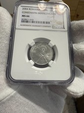 1000 Lei 2004 Aluminum, Romania NGC MS66