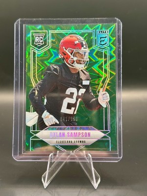 2025 Panini Donruss Elite Rookie~Dylan Sampson Green Status 841/999 (RC) #174  