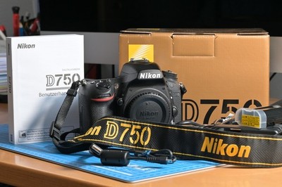 Nikon D750 24.3mp FX DSLR Camera - Nur Gehäuse (nur 9.032 Auslösungen)
