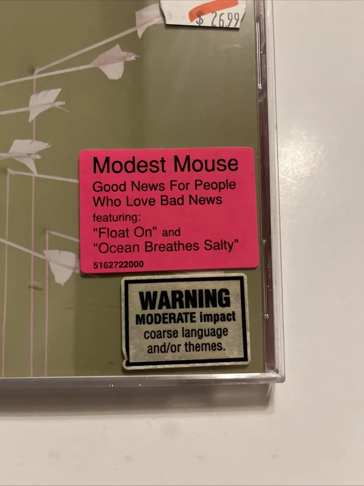 Modest Mouse - Good News For People Who Love Bad News. CD. AUS Pressing. Ex/Ex - Image 4 of 4