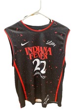Nike Indiana Fever Clark #22 WNBA Basketball Jersey Black Red Size L