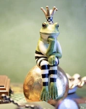 Mackenzie Childs Fergal Frog On Ball