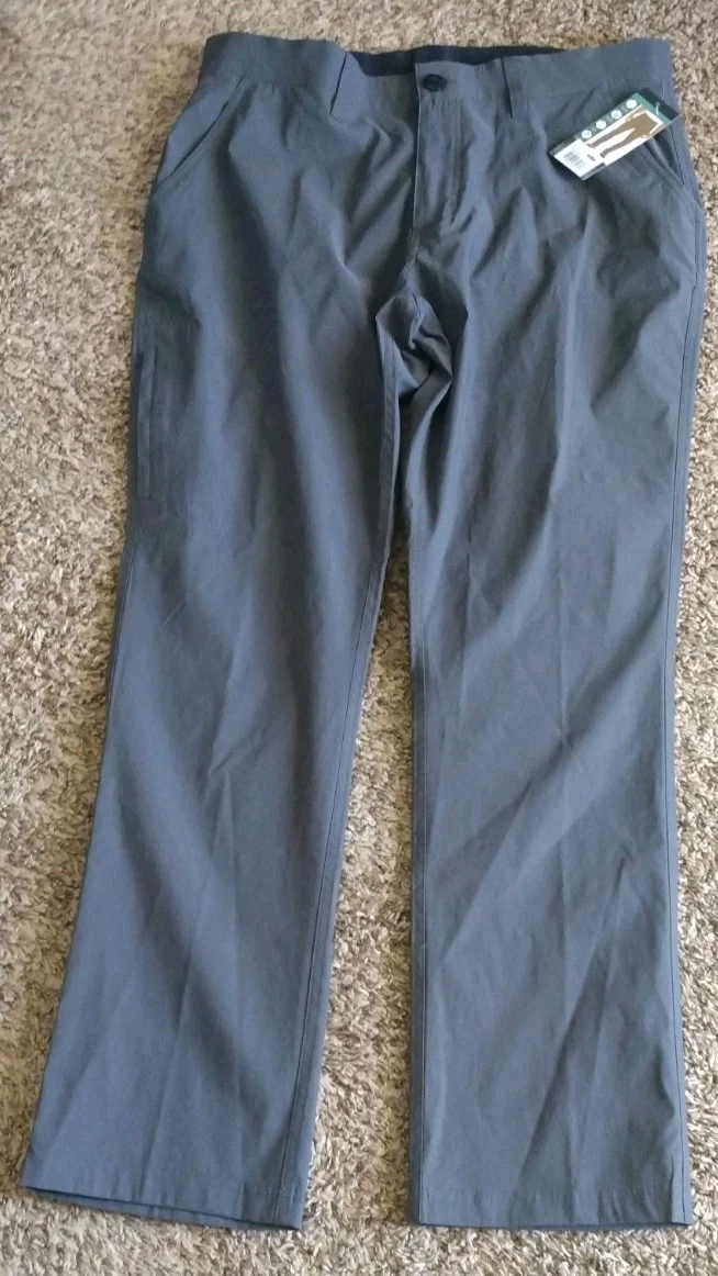 Balance Collection Mens Outdoor Pant 36x32-31 Asphalt Water Resistant TREK Cargo
