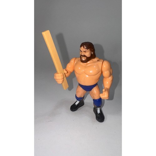 Vtg 1990 Hasbro WWF Hacksaw Jim Duggan Figure Seri...
