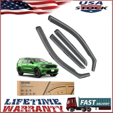 For 2011-2025 Dodge Durango In-Channel Smoke Window Visor Vent Shade In-Channel