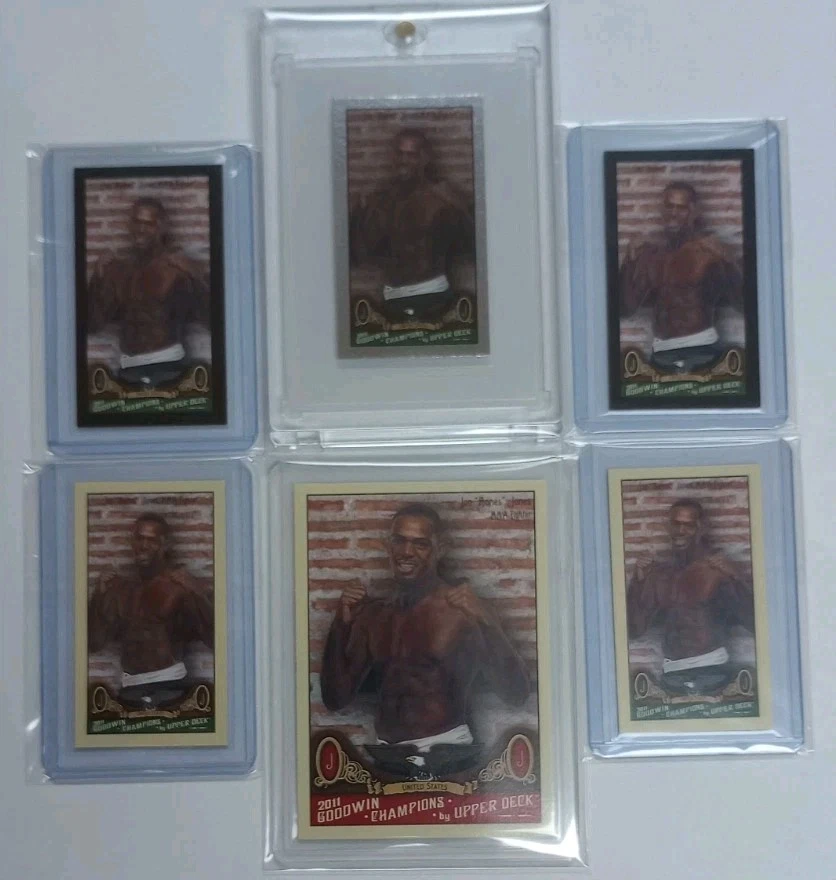 2011 UD Goodwin Mma Jon Bones Jones Mini Silver Boader/88 UFC 1st Title Year HOF - Image 3 of 4