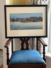 Doreen Birdsell Signed Original Color Seascape Photo Matted & Framed