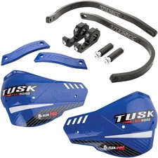 Tusk 1760390041 D-Flex Pro Handguards Black Bar/Blue Plastics 7/8" Clamp