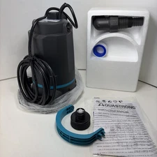 Aquastrong ESU050E Black Portable Automatic 1/2 HP Submersible Utility Sump Pump
