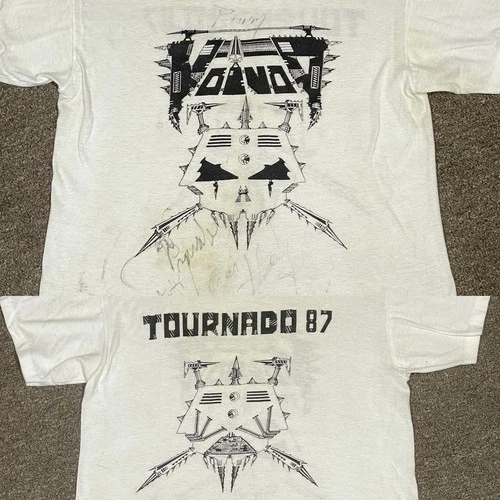 80s Voivod Shirt Band Tournado Tour Metal Thrash Pun 1980s vintage concert t-shirt, vintage, single stitch, B+ condition