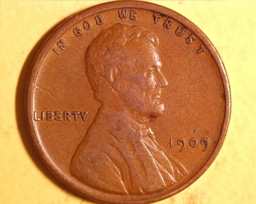 1909 VDB  LINCOLN WHEAT  PENNY IN XF ** 120-6J