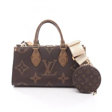 LOUIS VUITTON OntheGo EW Shoulder crossbody tote Handbag M46653 Monogram Reverse
