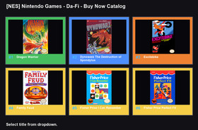 [NES] Nintendo Games - Da-Fi - Buy Now Catalog