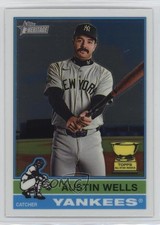2025 Topps Heritage High Number SP Chrome Austin Wells #441 y8x