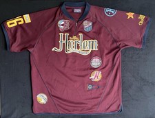 Vintage Harlem Globetrotters No. 36 Platinum Fubu Warm up Jersey Mens XXL