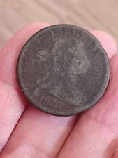 U.S COIN DATED 1802 STAMPED LIBERTY ABOVE HEAD UNITED STATES OF AMERICA ONE CENT