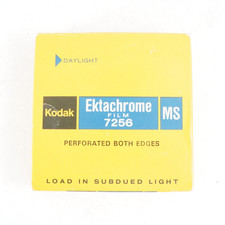 -Kodak Ektachrome 7256 MS 16mm film 100ft For 16mm Roll Cameras