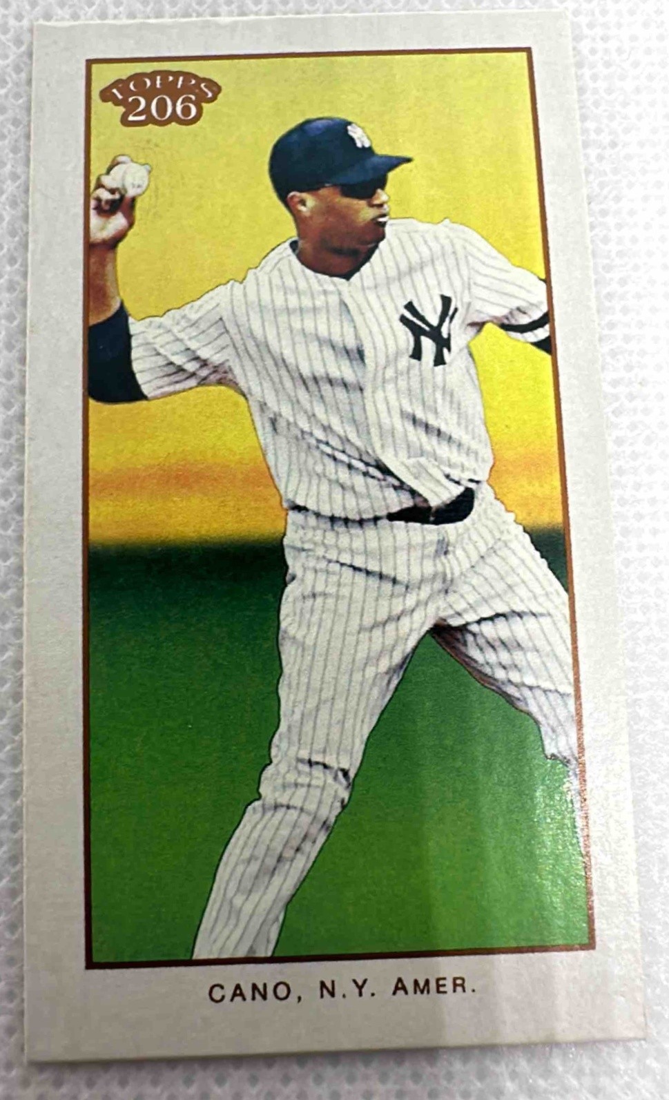 2009 Topps 206 Robinson Cano #56 Mini Cycle 55/99 Yankees