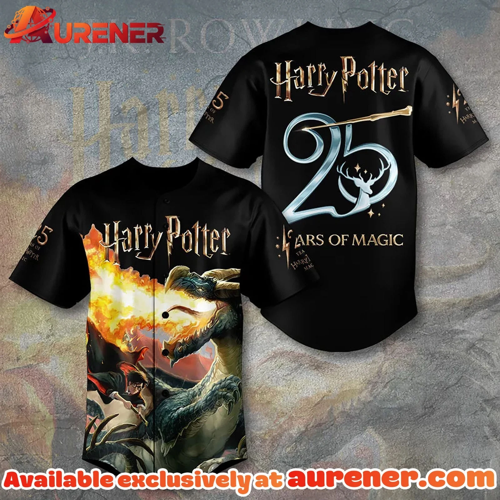Harry Potter 25th Anniversary 2026 Baseball Jersey Gift For Fan