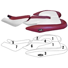 Custom Cut Seadoo Seat Cover 2000 2001 2002 LRV Blacktip Black Tip Sea Doo