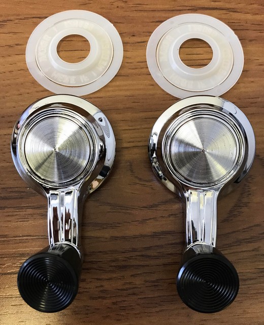 Window Cranks + Inside Handles 10pc 6566 w/washers Chevelle Nova Chevy