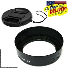 HB-45 Lens Cap Lens Hood for AF-S DX Zoom-Nikkor ED 18-55mm F3.5-5.6G