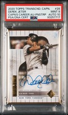 2020 TOPPS TRANSCENDENT CAPTAIN'S COLLECTION CAREER DEREK JETER PSA AUTO 10