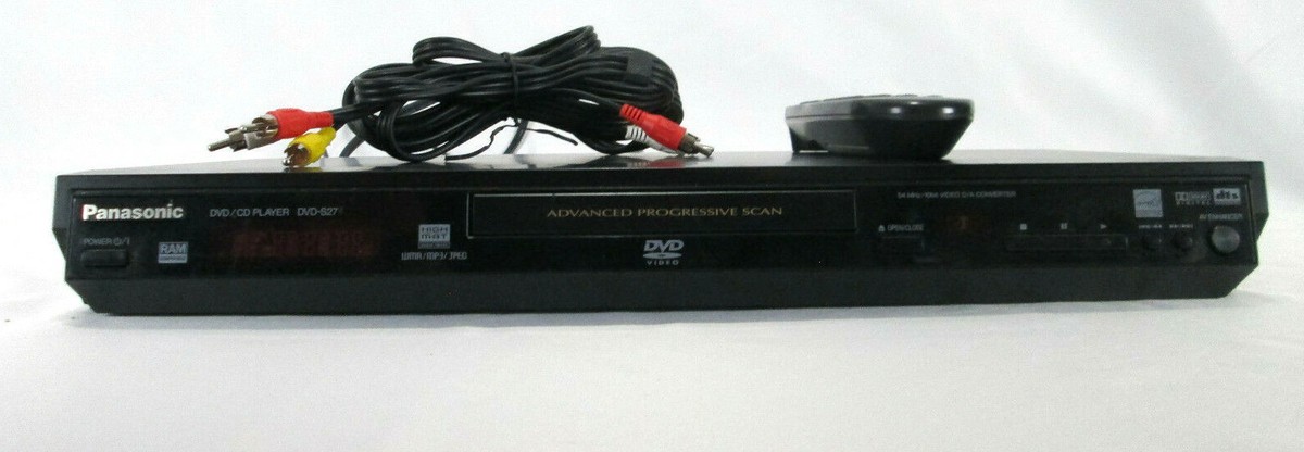 Panasonic DDVD-S27 DVD/CD Player With Remote & Cable | eBay