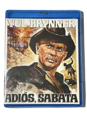 Adios Sabata Blu-ray Disc Kino Lorber Yul  Brynner BRAND NEW SEALED