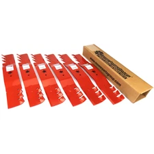 (6) Mulching Reaper Blades Compatible With Cub Cadet 54" RZT 742-0677, 942-0677