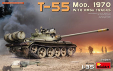 Miniart 1/35 Russian T-55 Mod. 1970 W/ OMSH t...
