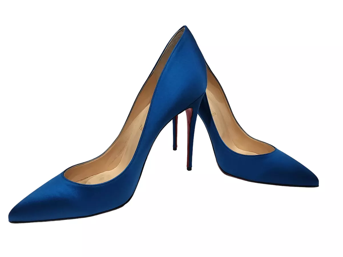 Blue satin deals louboutin
