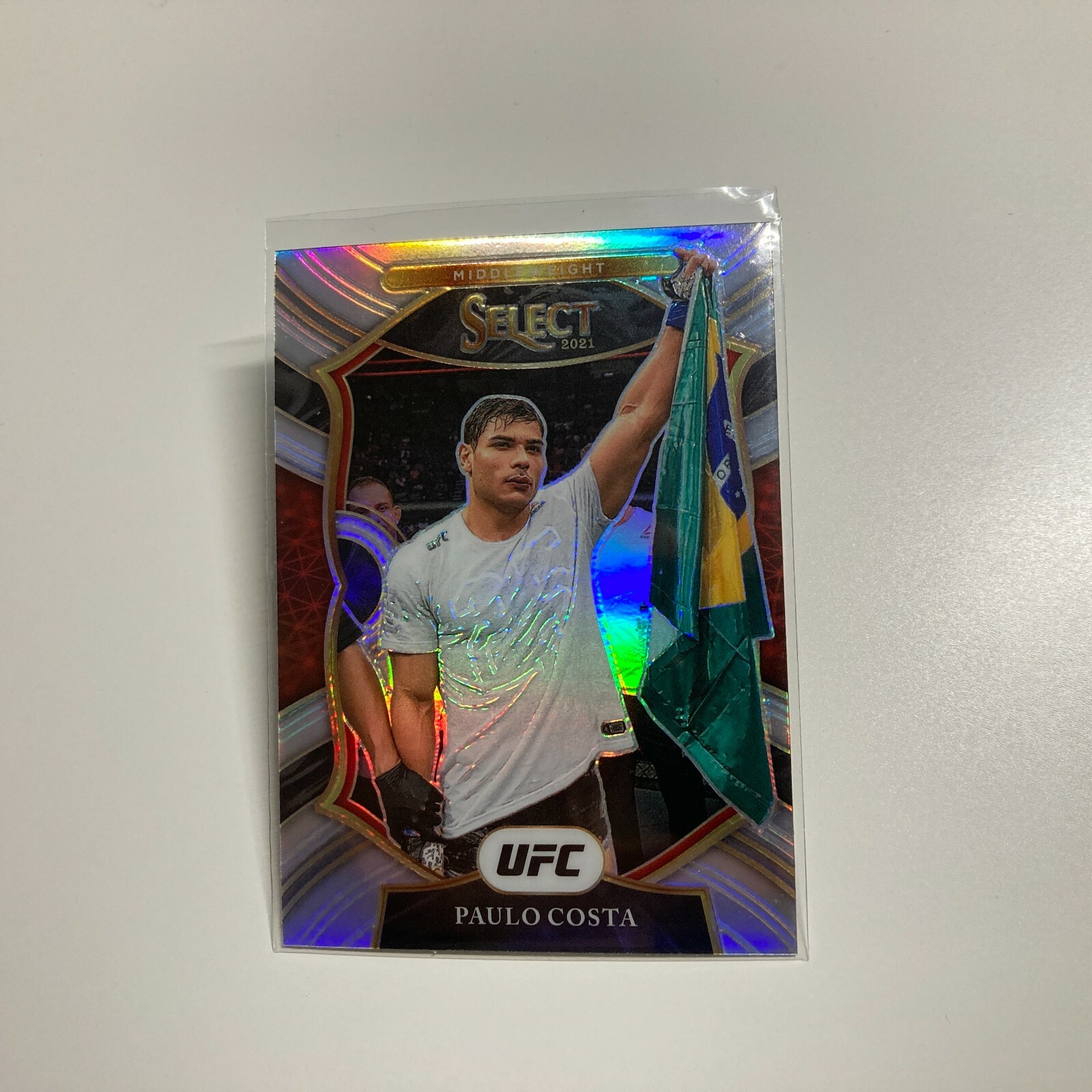 Paulo Costa 2021 Panini Select UFC Concourse Silver Prizm Card #69
