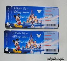 DISNEY VACATION KID TITLE premade paper piecing scrapbook diecut piece 3d album