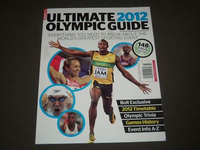 2012 ULTIMATE OLYMPIC GUIDE MAGAZINE - USAIN BOLT FRONT COVER - K 1609