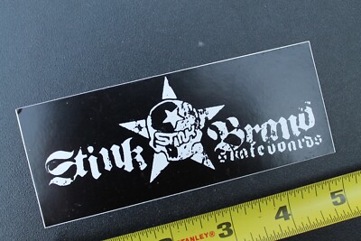 Stink Brand Skateboards Skull Star Punk Rock Z38A Vintage