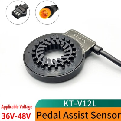 EBike PAS Sensor KT-V12L 12 Magnets Pedal Assistant Sensor Dual Hall Sensors NEW