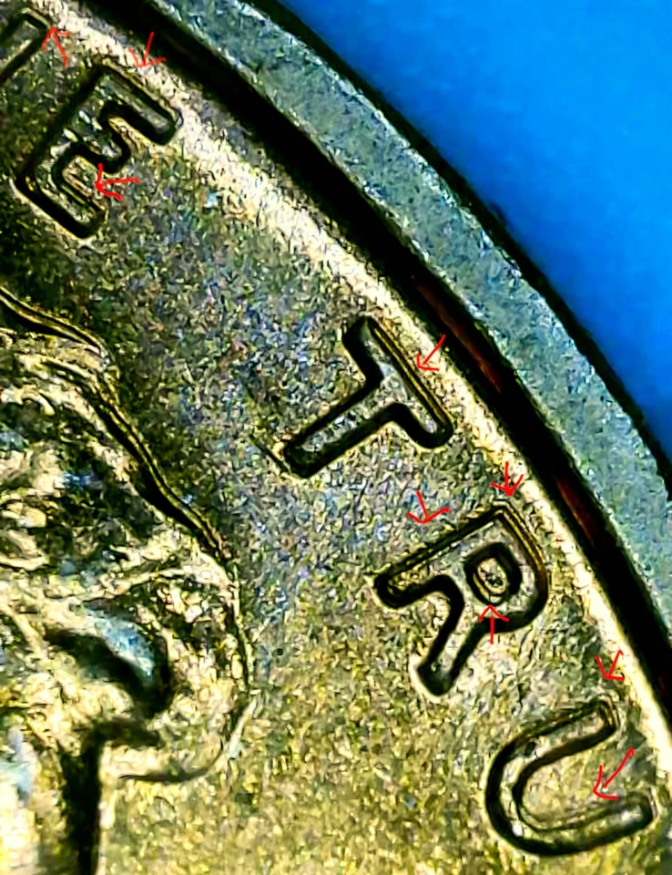 Ultra Rare 1969-S Double Die Error 1C: DDO Lincoln Memorial Cent, Thick Rim Gem! - Image 3 of 4
