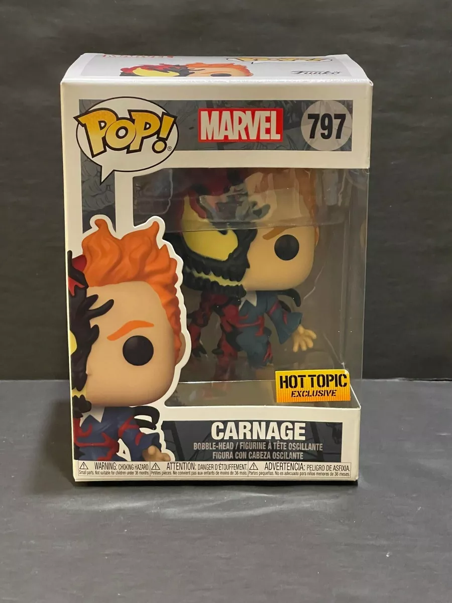 FUNKO POP Marvel Hot Topic Exclusive Carnage Split 797 IN