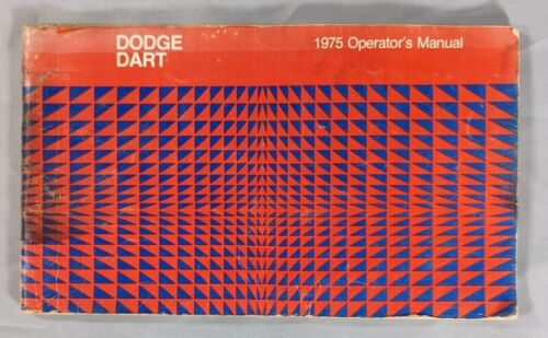 Dodge Dart 1975 Owner's Operator's Manual Book - Original OEM