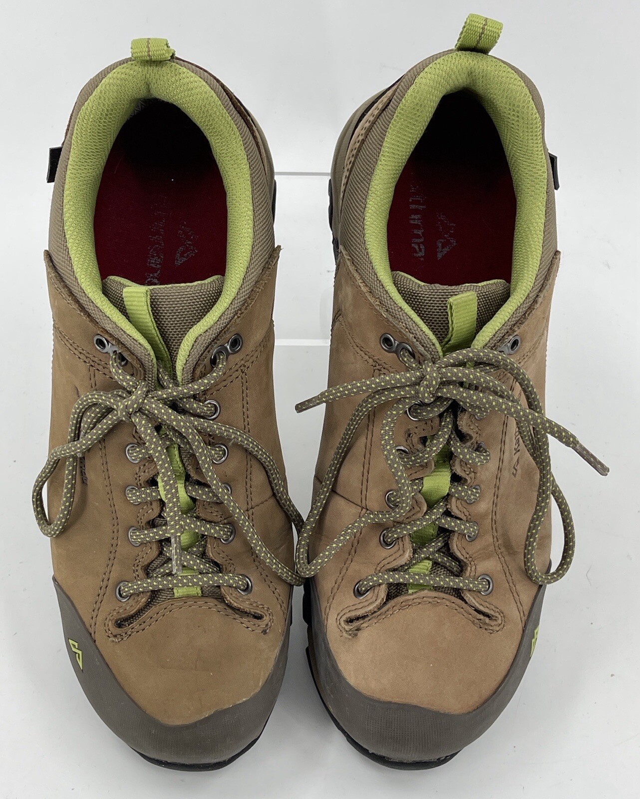 SAOLA Kathmandu Strowan suola marrone chiaro in pelle Vibram scarpe da trekking donna taglia 8