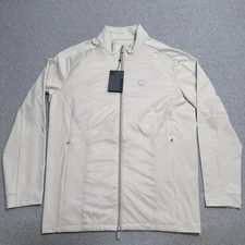 G/Fore G4 Jacket Men’s XL Ivory Long Sleeve Full Zip Stretch Casual Golf Preppy