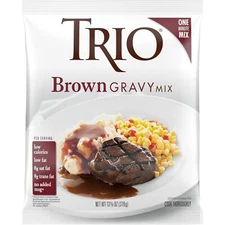 Trio Gravy Mix, Brown Gravy, Holiday Roasts, Dehydrated, Just Add Water, 13.37