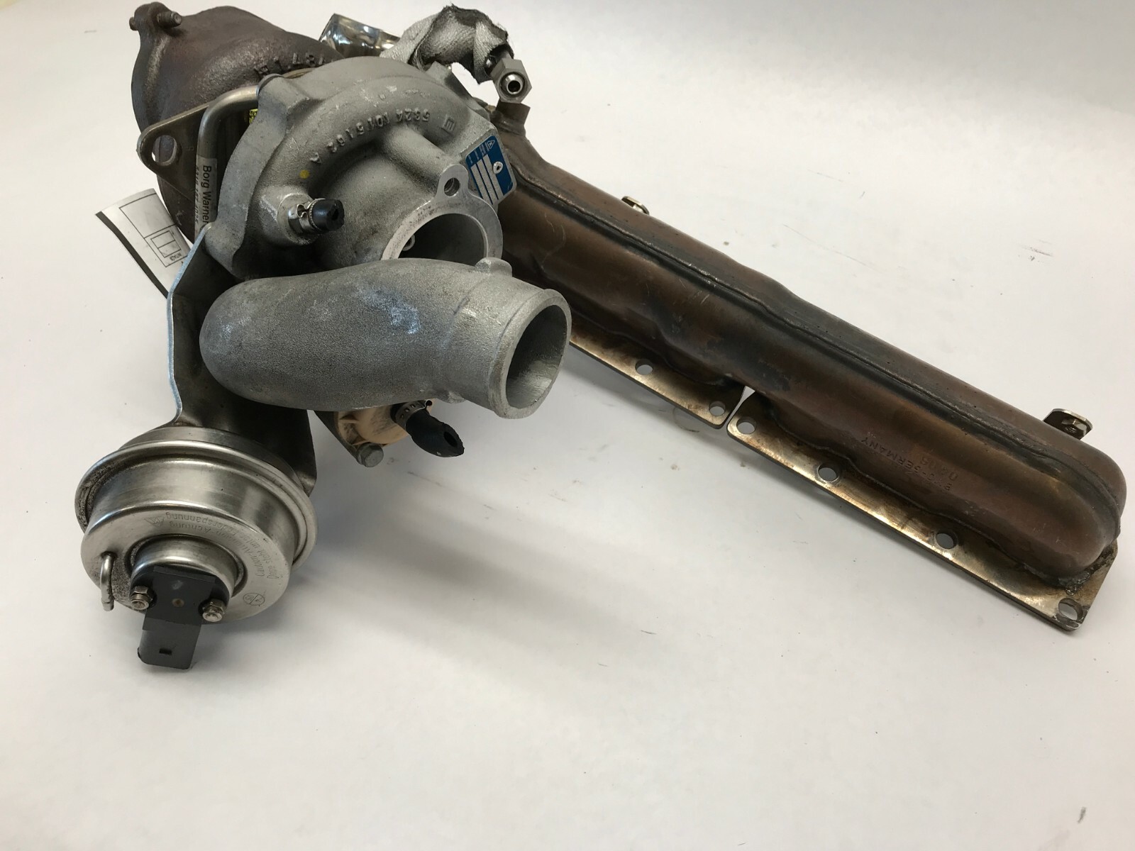 06-12 BENTLEY CONTINENTAL FLYING SPUR TURBO CHARGER RIGHT RH W/MANIFOLD W12 6.0